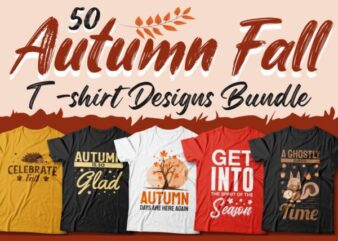 Autumn quotes t-shirt designs bundle, Autumn sublimation bundle, Autumn fall season, T shirt design for POD, Positive vibes,