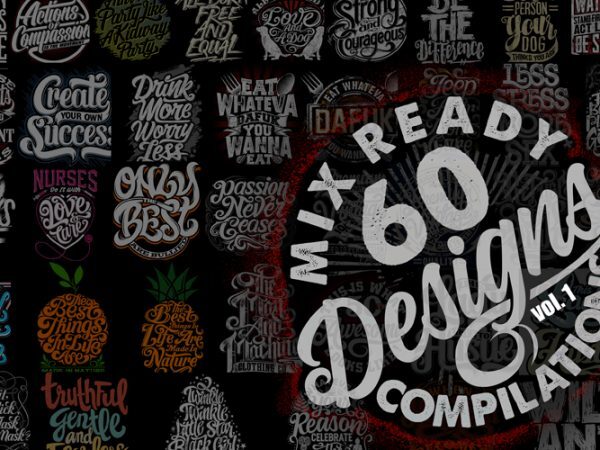 Mix 60 Designs Bundle collections