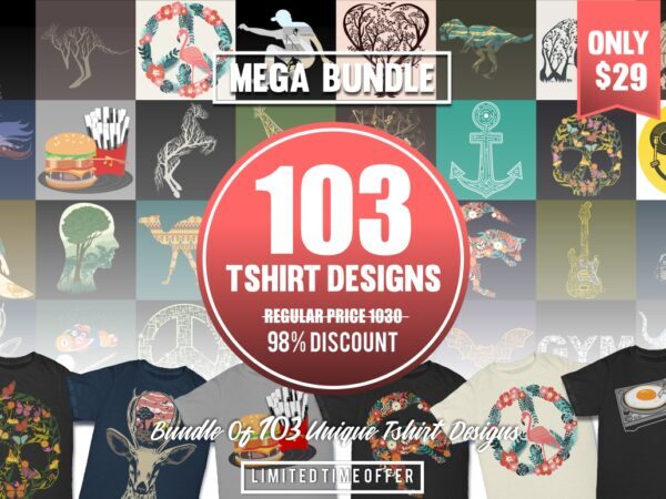 103 Vector T-shirt Designs