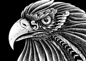 Eagle Ornate t shirt design for purchase