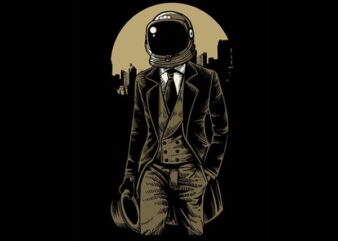 Classic Astronaut t shirt design