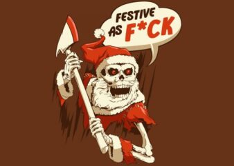 FESTIVE t shirt graphic design