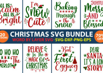 Christmas SVG Bundle vol.14 t shirt vector file