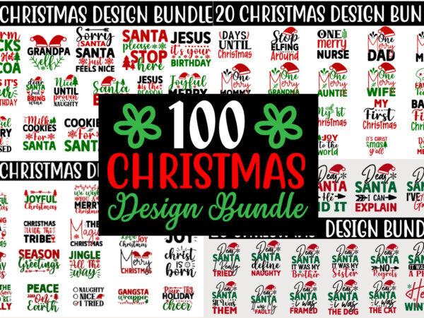 Christmas SVG T shirt Design Bundle