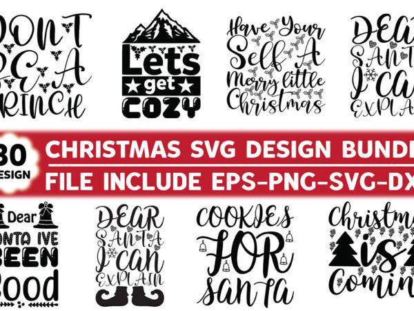 Christmas Svg Design Bundle