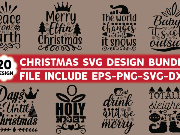 Christmas Svg Design Bundle