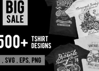 500 Tshirt Designs BUNDLE