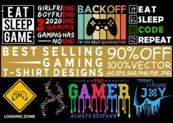 Gaming gamer t shirt design bundle, gamer svg, gaming bundle, gamer bundle, bundle gamer, gaming design bundle, gaming bundle, 100% vector (ai, eps, svg, pdf, jpg, png), 12 editable gamer t shirt designs bundle for commercial use