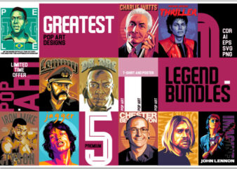 GREATEST POP ART DESIGNS #5 – LEGEND