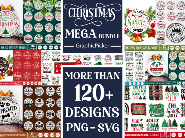 Christmas Mega Bundle, Christmas mega bundle, christmas big bundle, christmas T-shirt Big Bundle, christmas Sublimation Bundle, In the