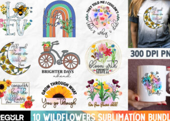 Wildflowers Sublimation Bundle